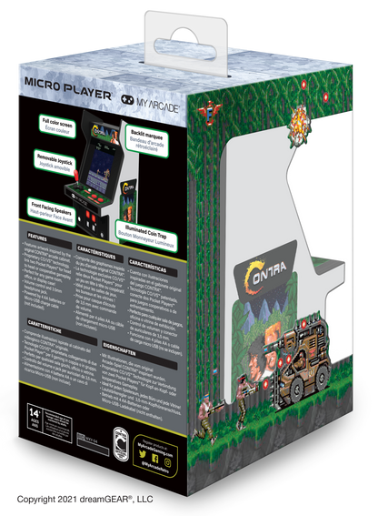 My Arcade | Micro Player 6.75 Contra Collectible Retro (Premium Edition) - xploregifts