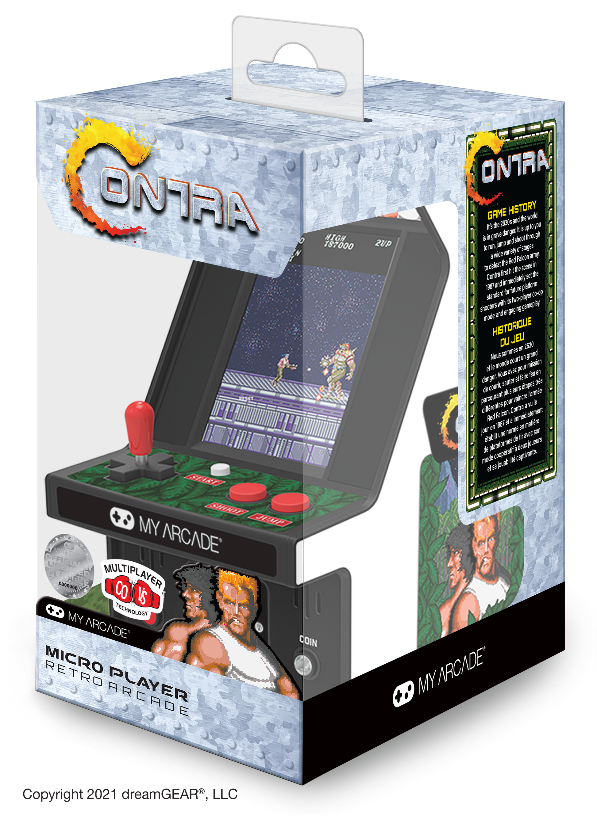 My Arcade | Micro Player 6.75 Contra Collectible Retro (Premium Edition) - xploregifts