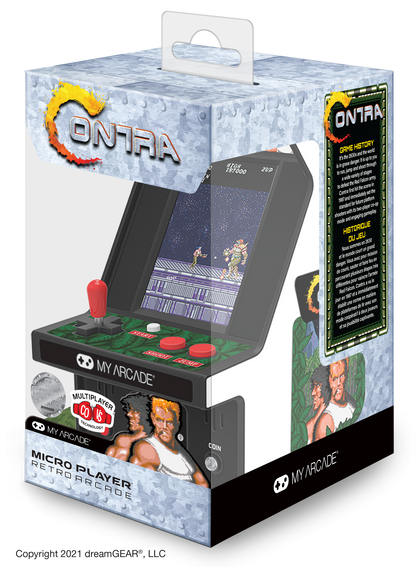 My Arcade | Micro Player 6.75 Contra Collectible Retro (Premium Edition) - xploregifts