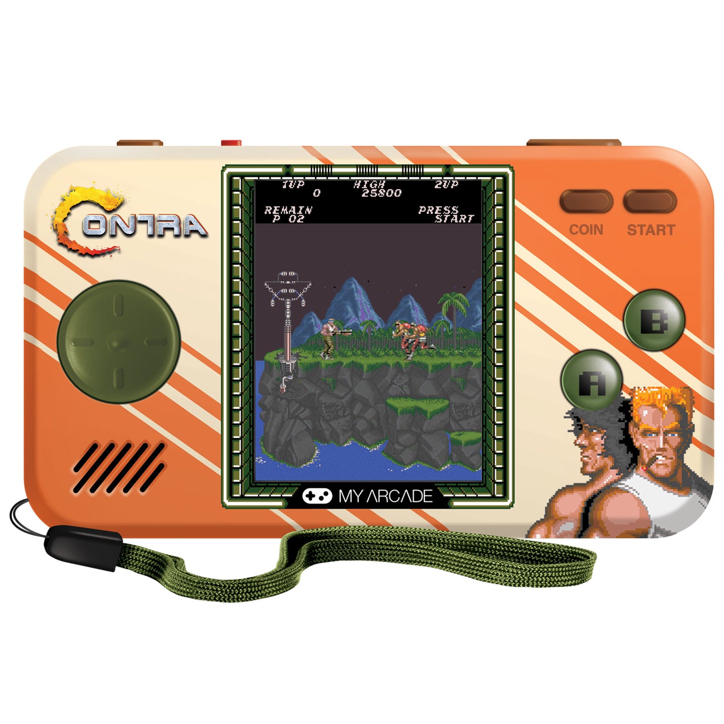 My Arcade | Pocket Player Contra Portable Gaming System (Premium Edition) (2 Games In 1) - xploregifts