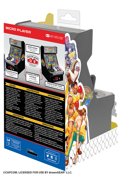 My Arcade | Micro Player 7.5 Street Fighter Ii Champion Edition Collectible Retro (Premium Edition) - xploregifts