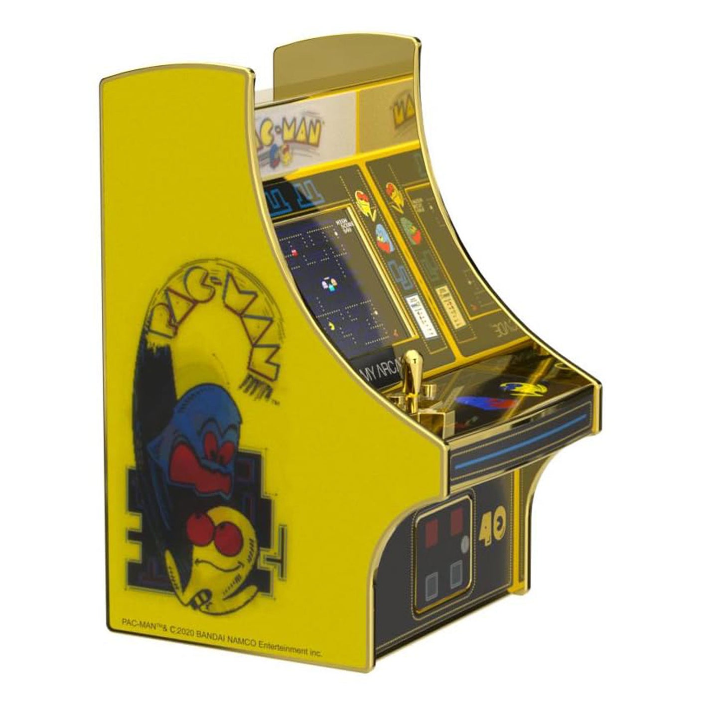 My Arcade | Micro Player 6.75 Pac-Man 40th Anniversary Collectible Retro (Premium Edition)