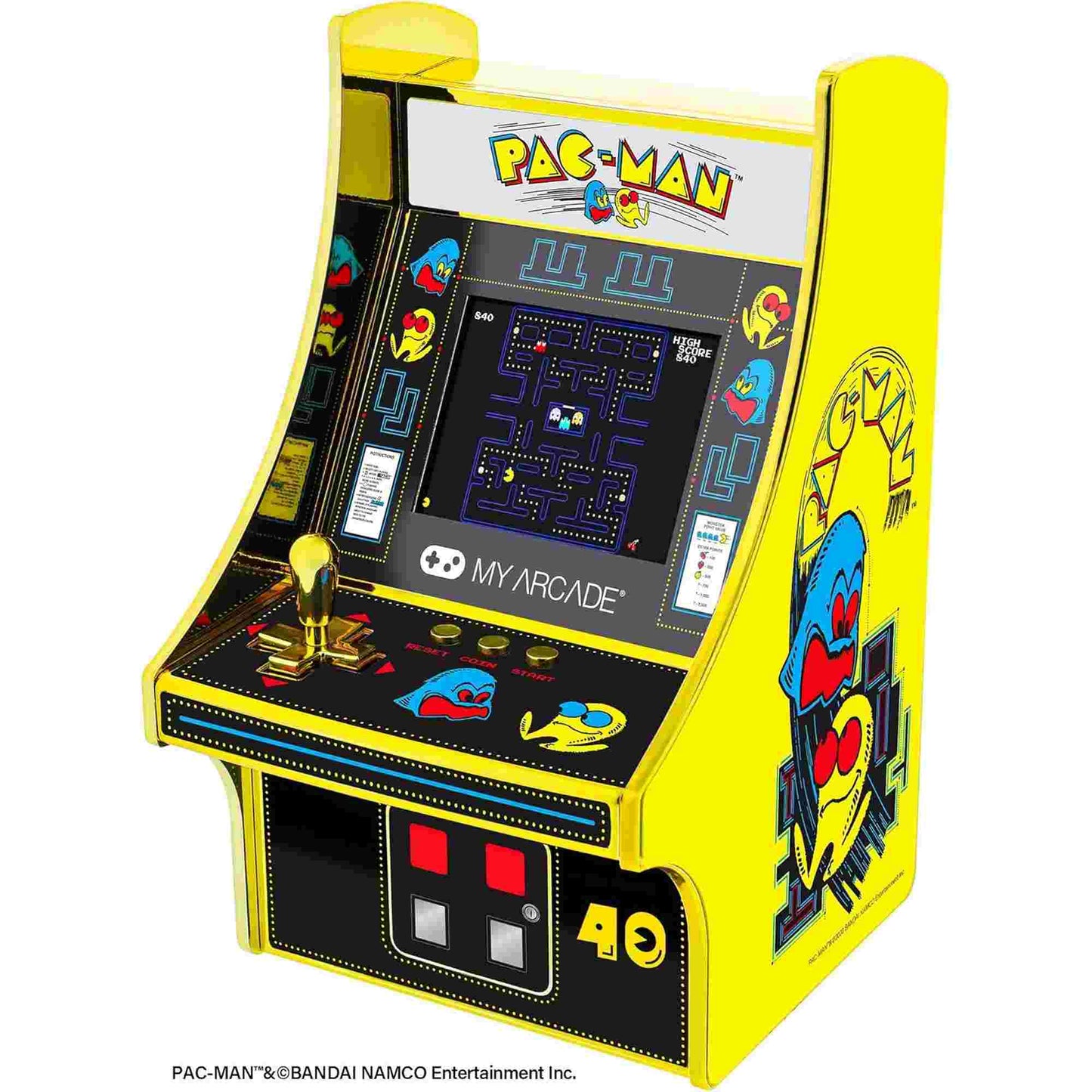My Arcade | Pac-Man 40th Anniversary Micro Player Pro 6.7" Portable Retro Arcade (Premium Edition)