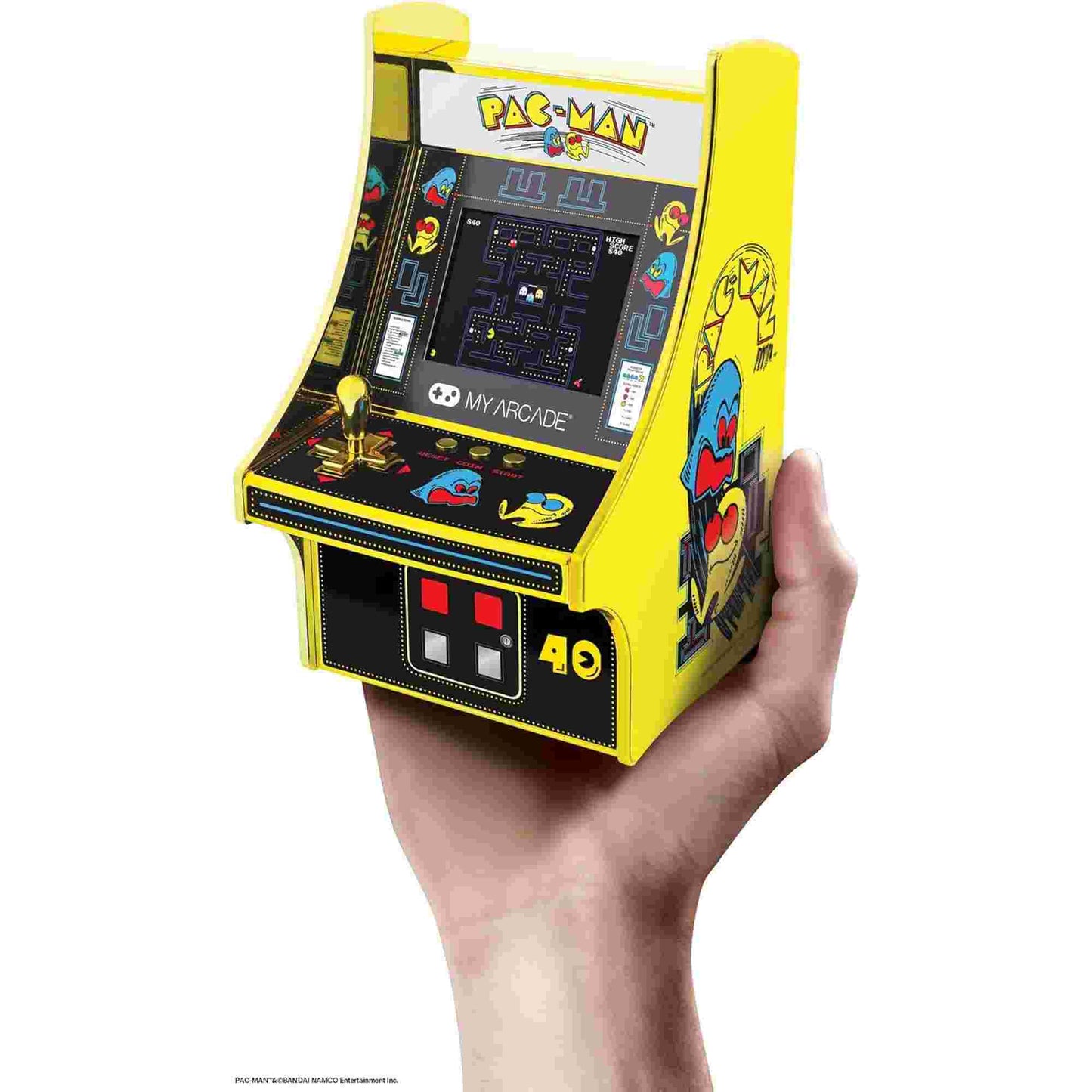 My Arcade | Pac-Man 40th Anniversary Micro Player Pro 6.7" Portable Retro Arcade (Premium Edition)