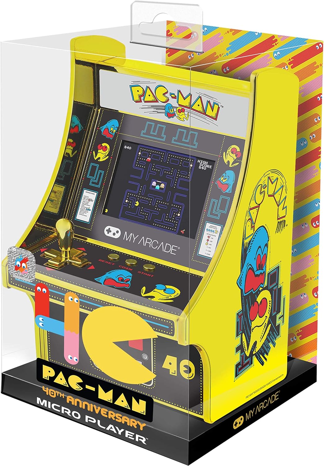 My Arcade | Pac-Man 40th Anniversary Micro Player Pro 6.7" Portable Retro Arcade (Premium Edition)