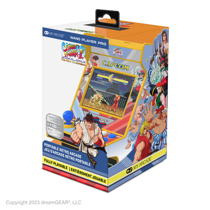 My Arcade | Nano Player Pro 4.8" Super Street Fighter Ii Portable Retro Arcade (2 Games In 1) - xploregifts