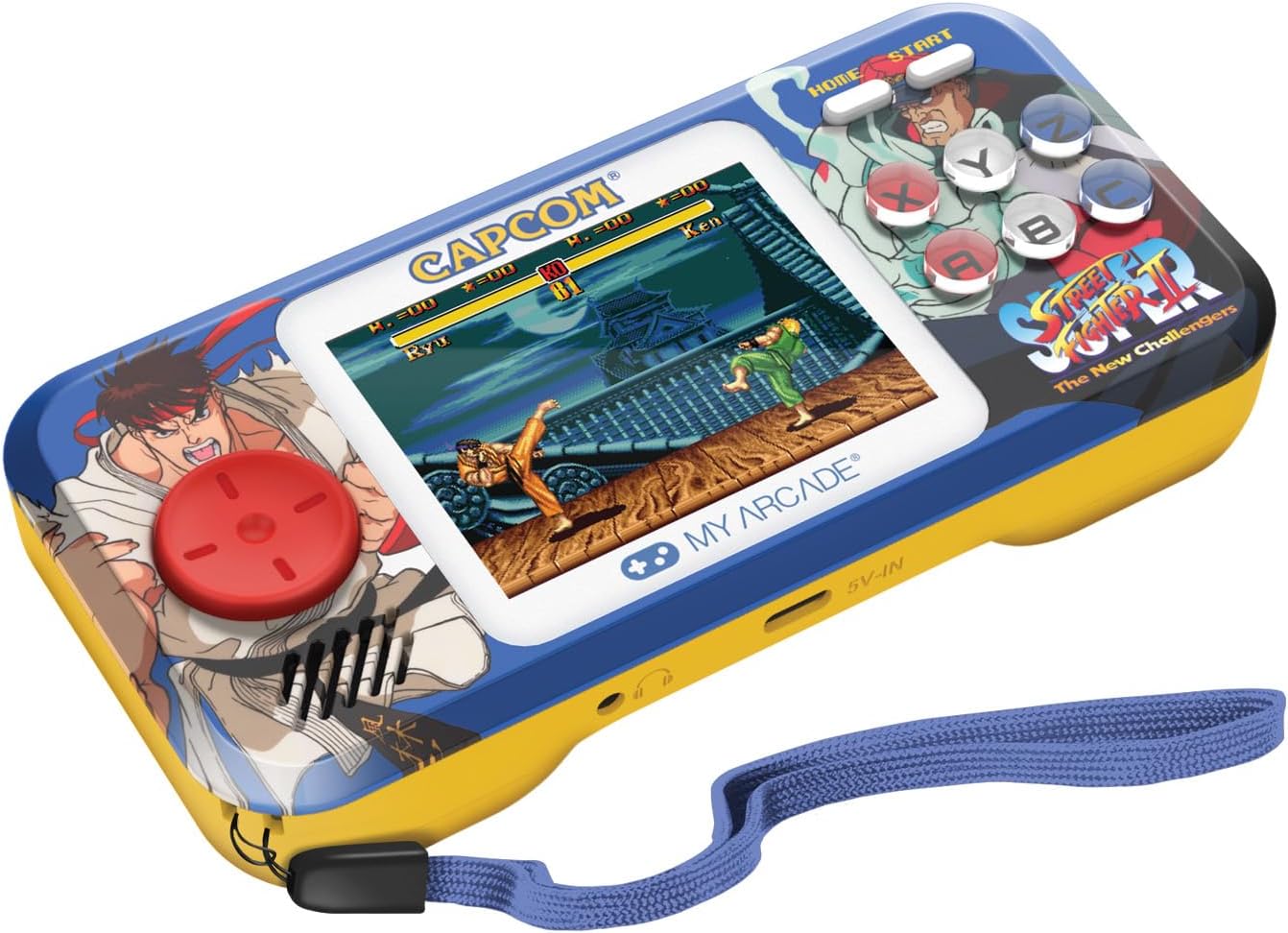 My Arcade | Super Street Fighter II Pocket Player Pro Portable Gaming System (2 Games in 1)