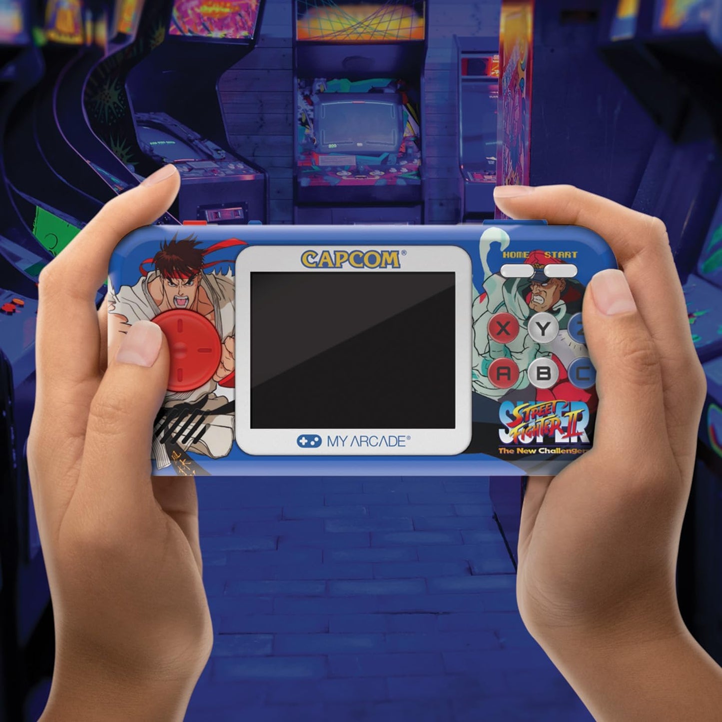 My Arcade | Super Street Fighter II Pocket Player Pro Portable Gaming System (2 Games in 1)