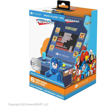My Arcade | Mega Man Micro Player Pro 6.7" Portable Retro Arcade (6 Games in 1)