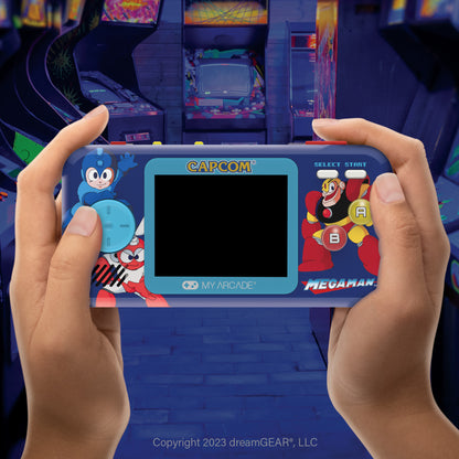 My Arcade | Pocket Player Pro Mega Man Portable Gaming System (6 Games In 1) - xploregifts