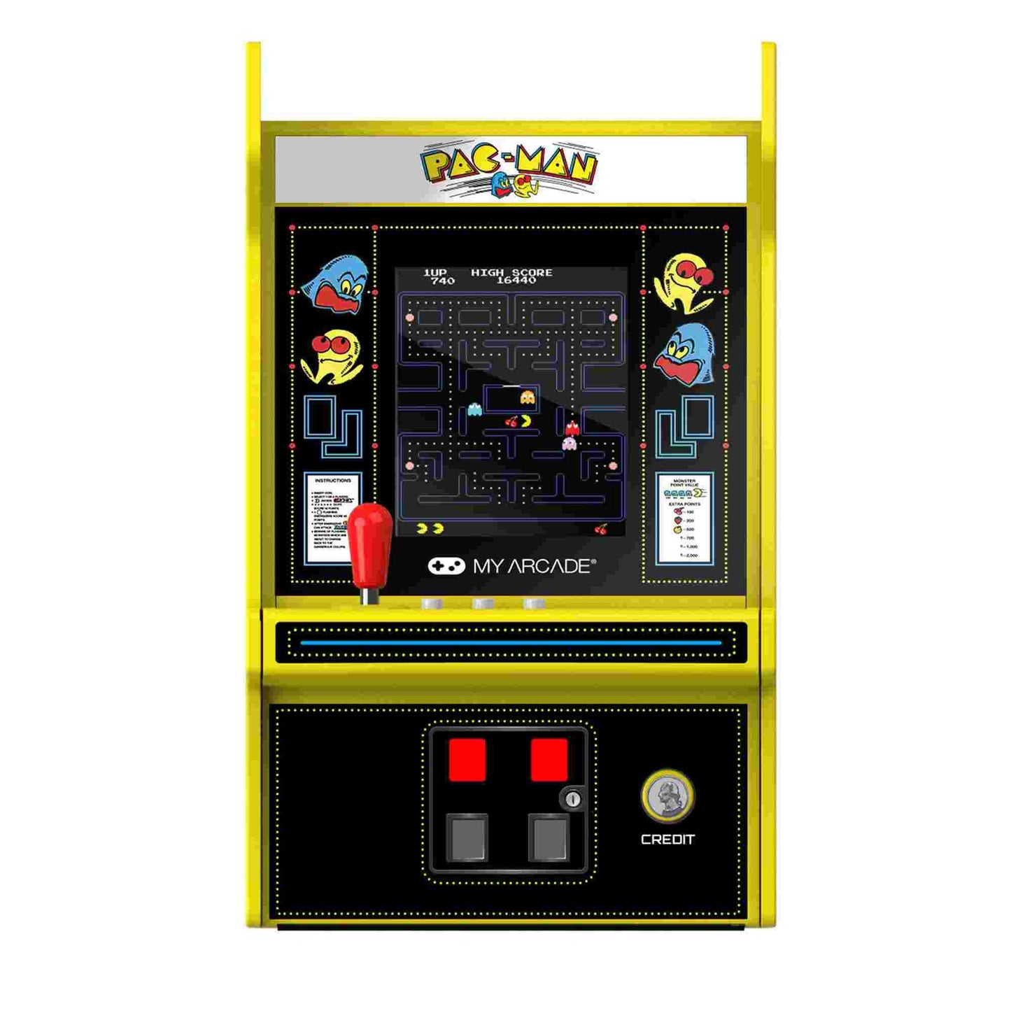 My Arcade | Pac-Man Micro Player Pro 6.7" Portable Retro Arcade