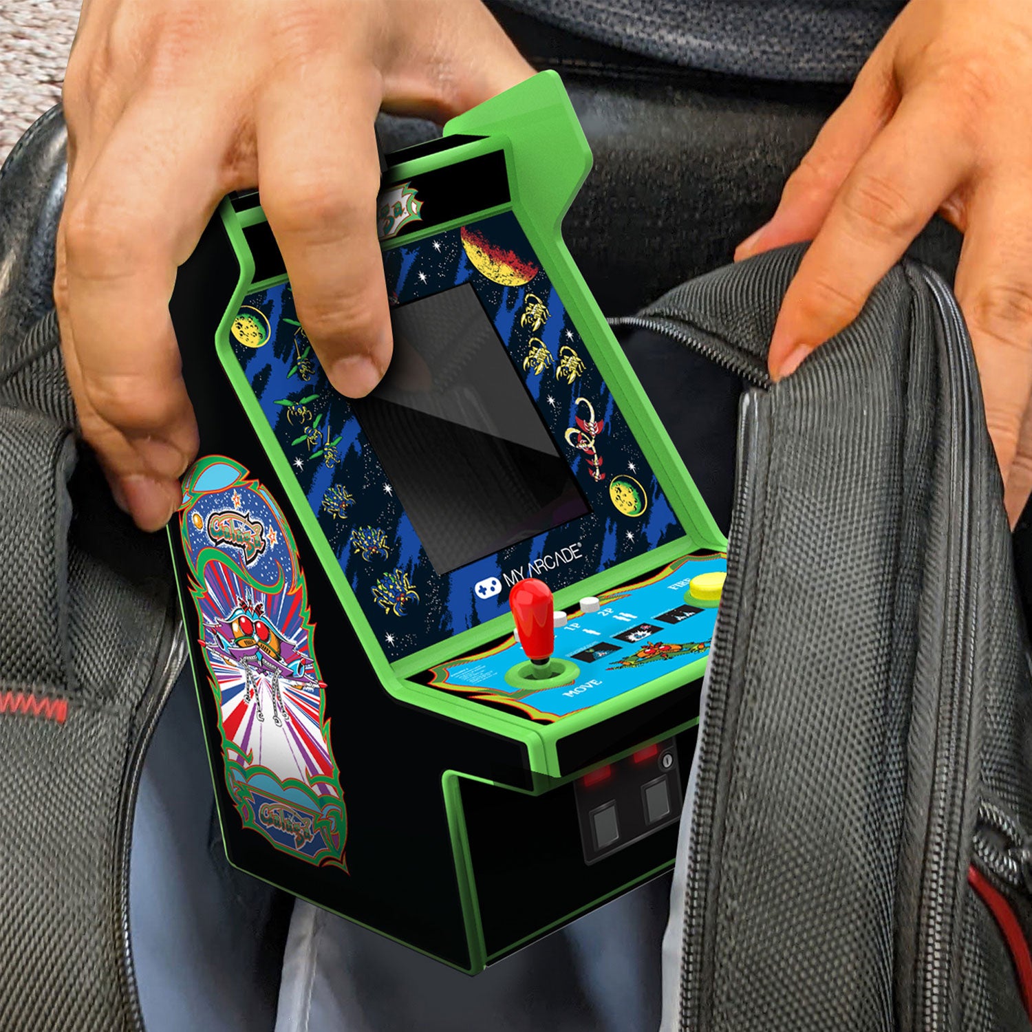 My Arcade | Micro Player Pro 6.7" Galaga Portable Retro Arcade (2 Games In 1) - xploregifts