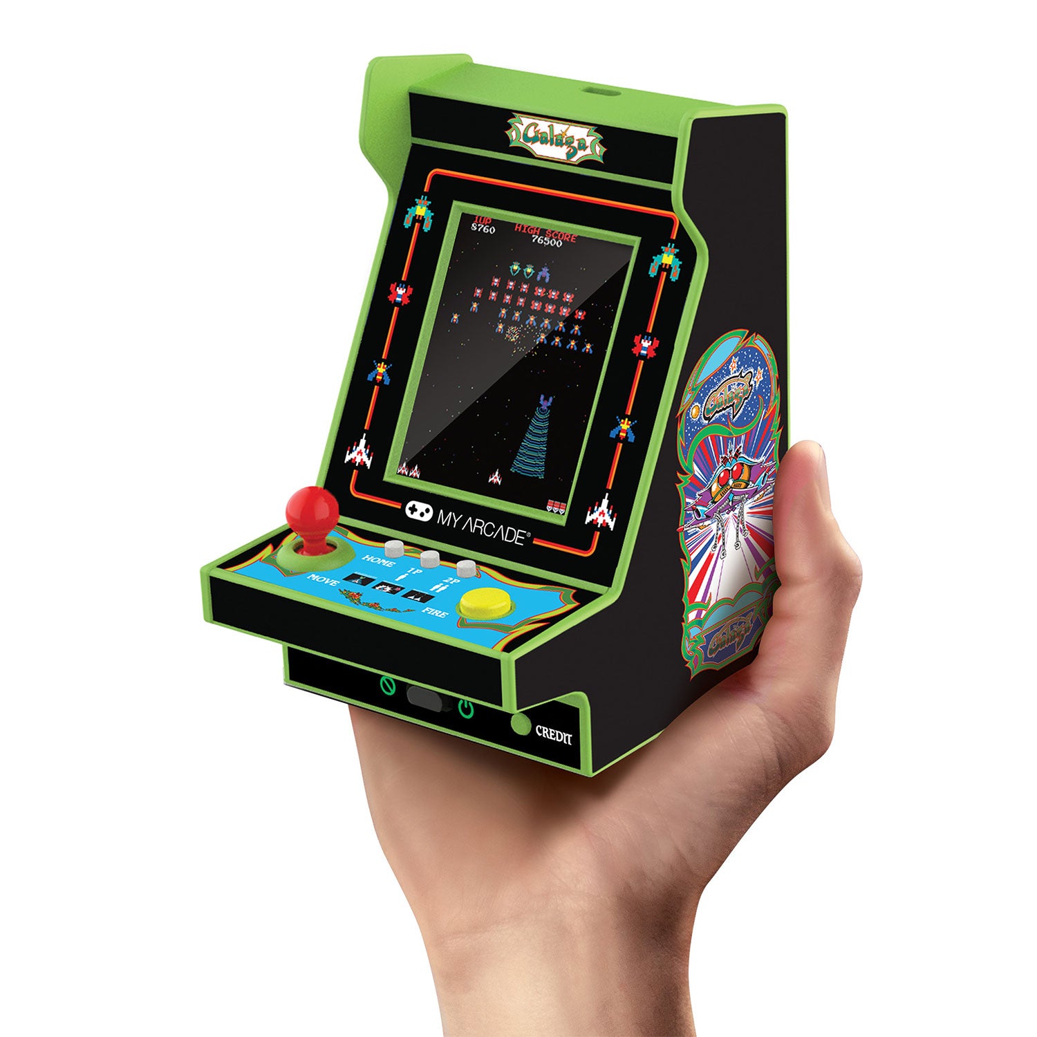 My Arcade | Nano Player Pro 4.8" Galaga Portable Retro Arcade (2 Games In 1) - xploregifts