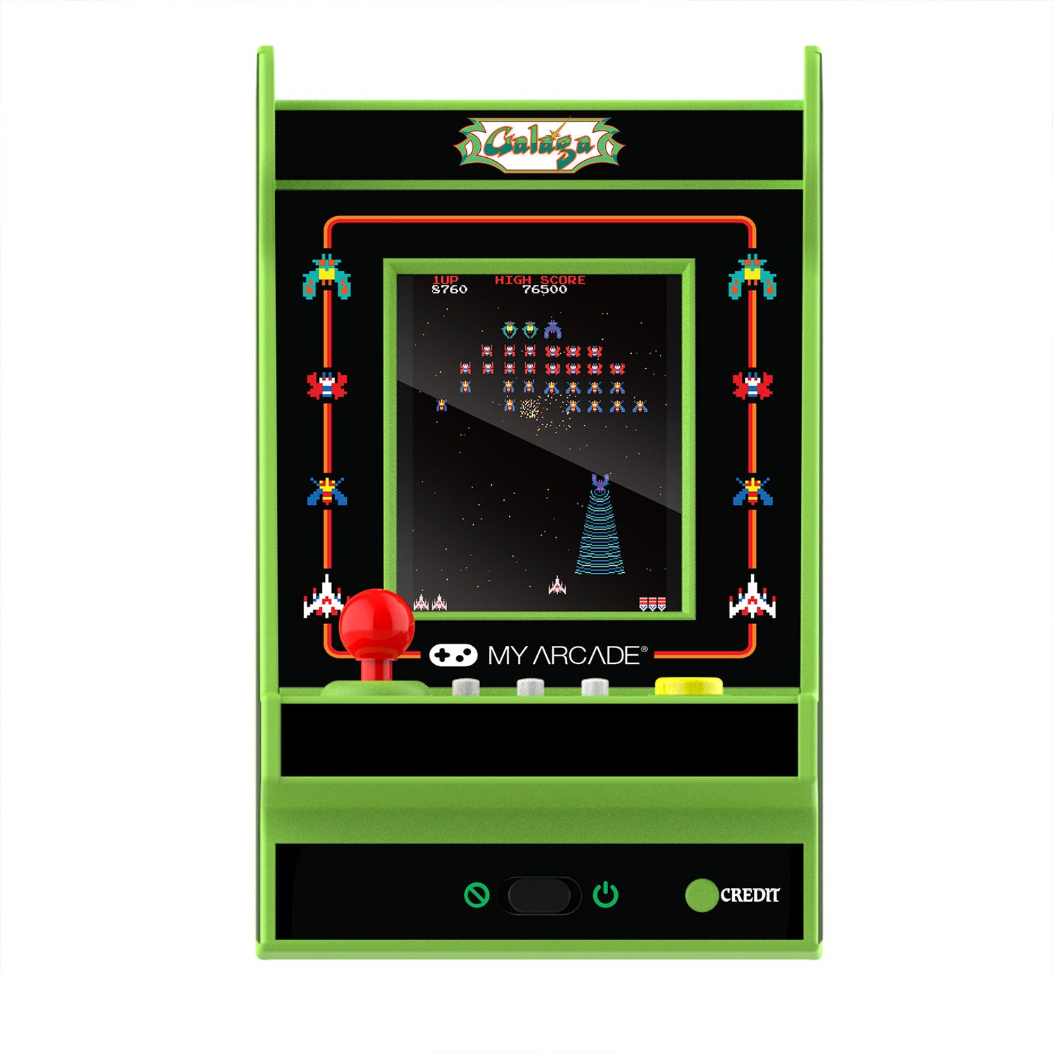 My Arcade | Nano Player Pro 4.8" Galaga Portable Retro Arcade (2 Games In 1) - xploregifts