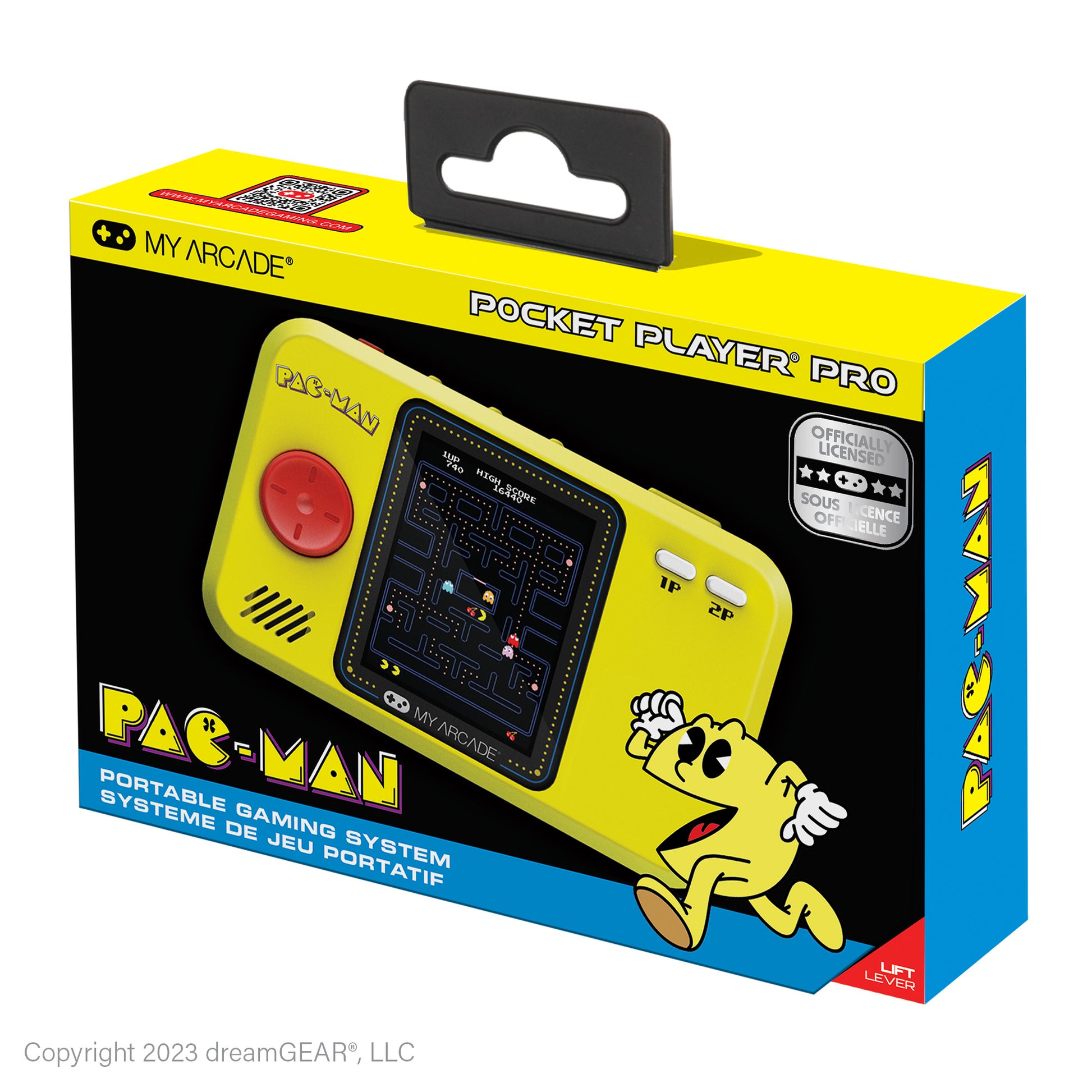 My Arcade | Pocket Player Pro Pac-Man Portable Gaming System - xploregifts