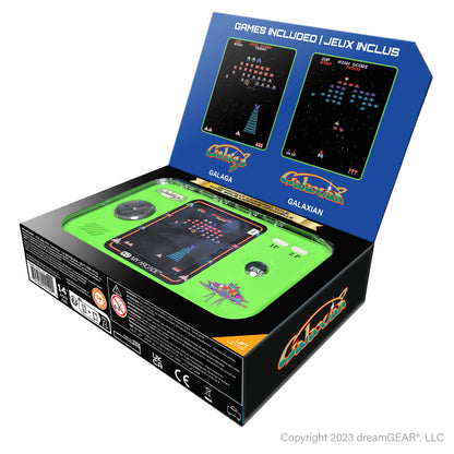 My Arcade | Pocket Player Pro Galaga Portable Gaming System (2 Games In 1) - xploregifts