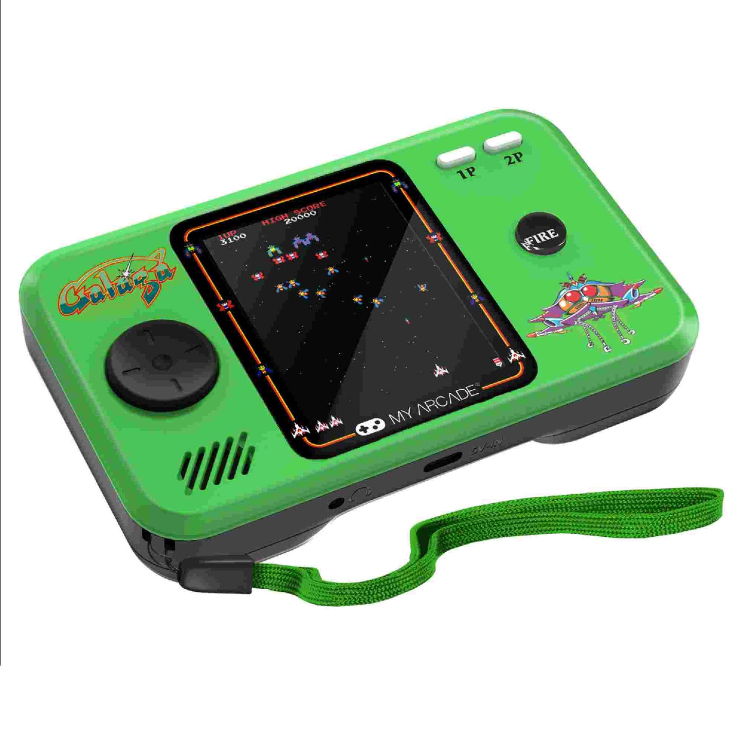 My Arcade | Galaga Pocket Player Pro Portable Gaming System (2 Games in 1)