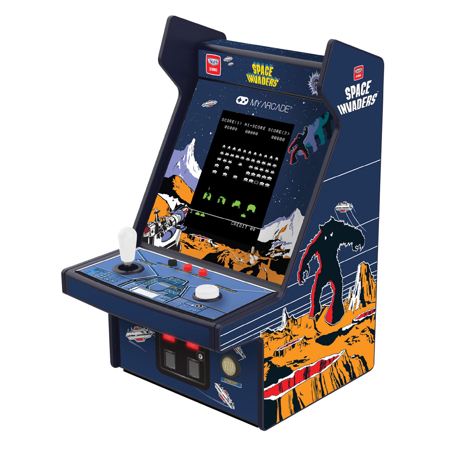 My Arcade | Micro Player Pro 6.7" Space Invaders Portable Retro Arcade - xploregifts