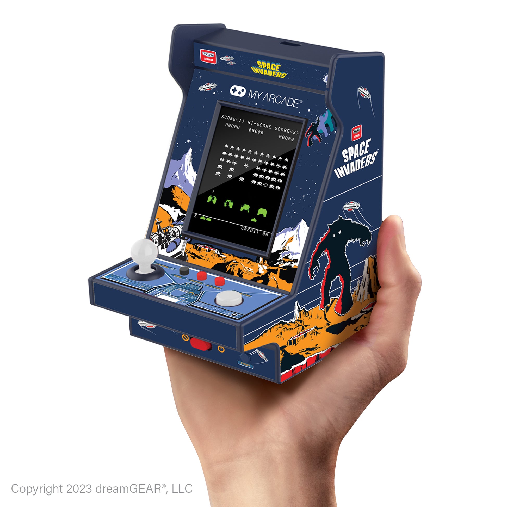 My Arcade | Nano Player Pro 4.8" Space Invaders Portable Retro Arcade - xploregifts