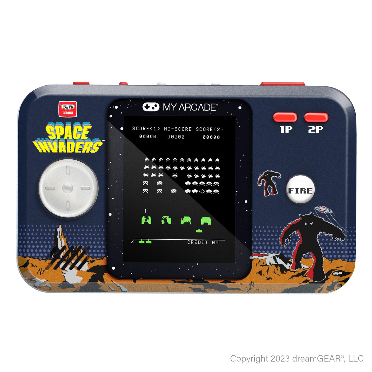 My Arcade | Pocket Player Pro Space Invaders Portable Gaming System - xploregifts