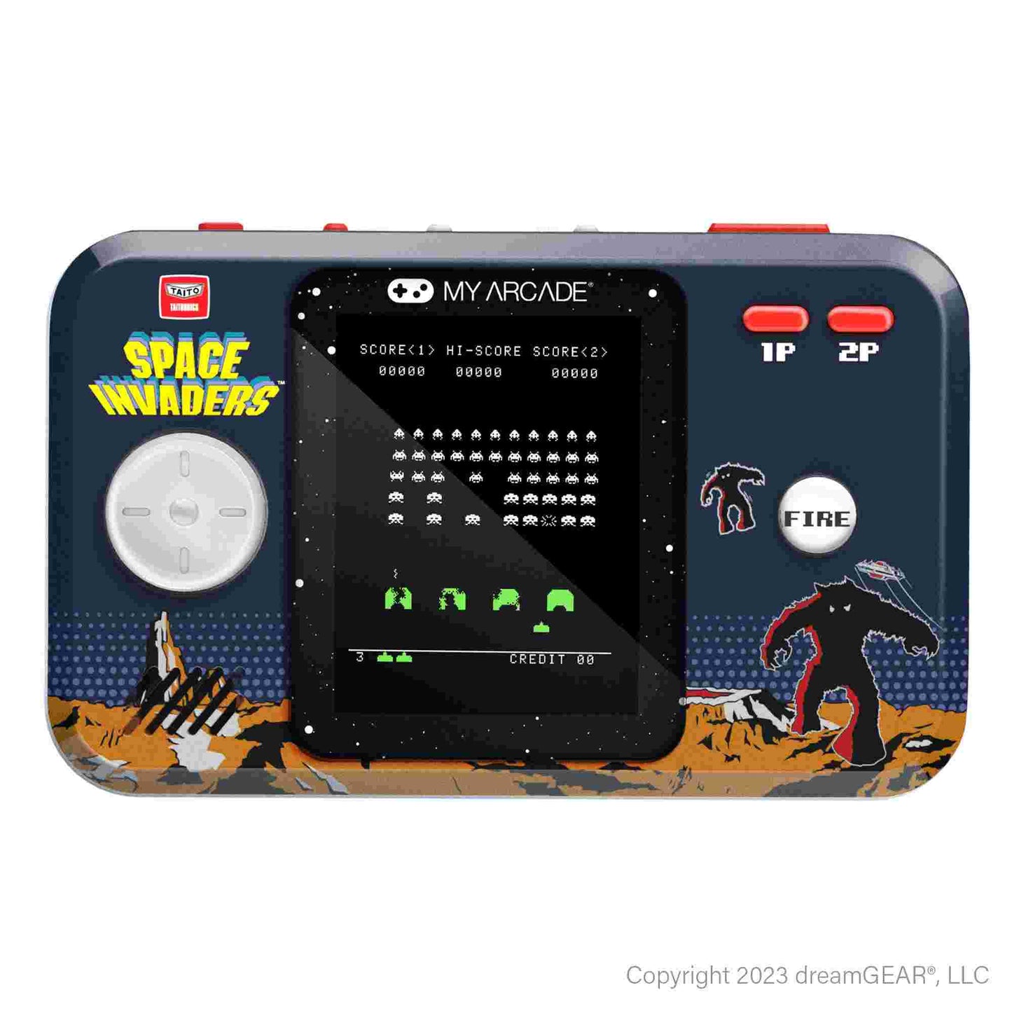 My Arcade | Space Invaders Pocket Player Pro Portable Gaming System