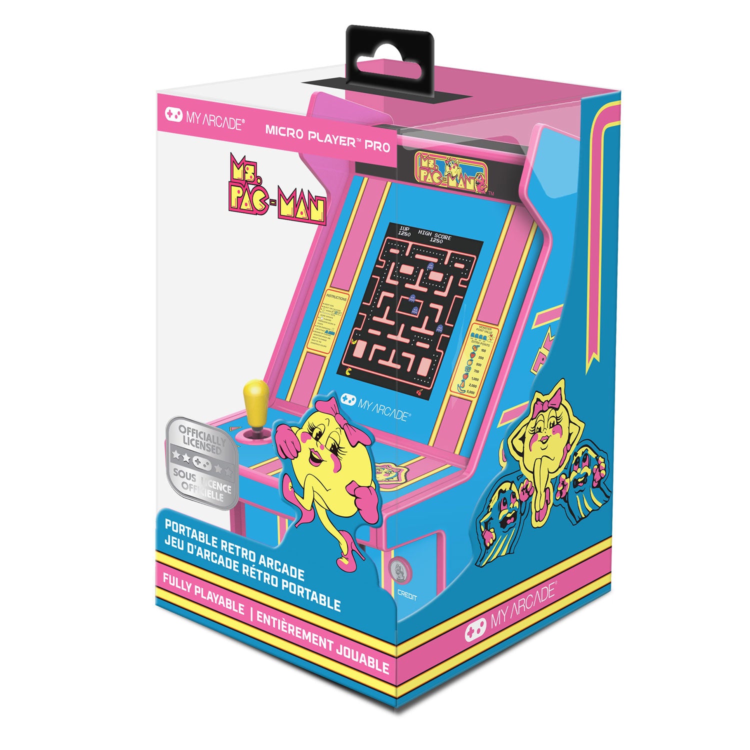 My Arcade | Micro Player Pro 6.7" Ms.Pac-Man Portable Retro Arcade - xploregifts