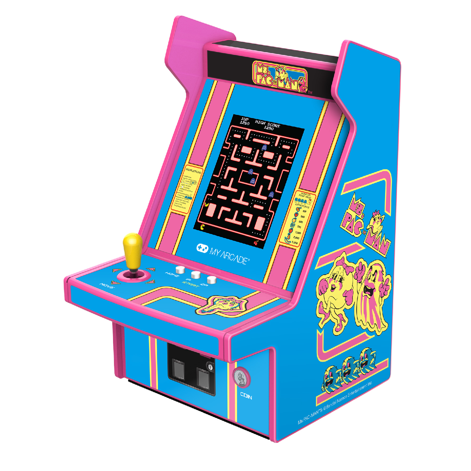 My Arcade | Micro Player Pro 6.7" Ms.Pac-Man Portable Retro Arcade - xploregifts