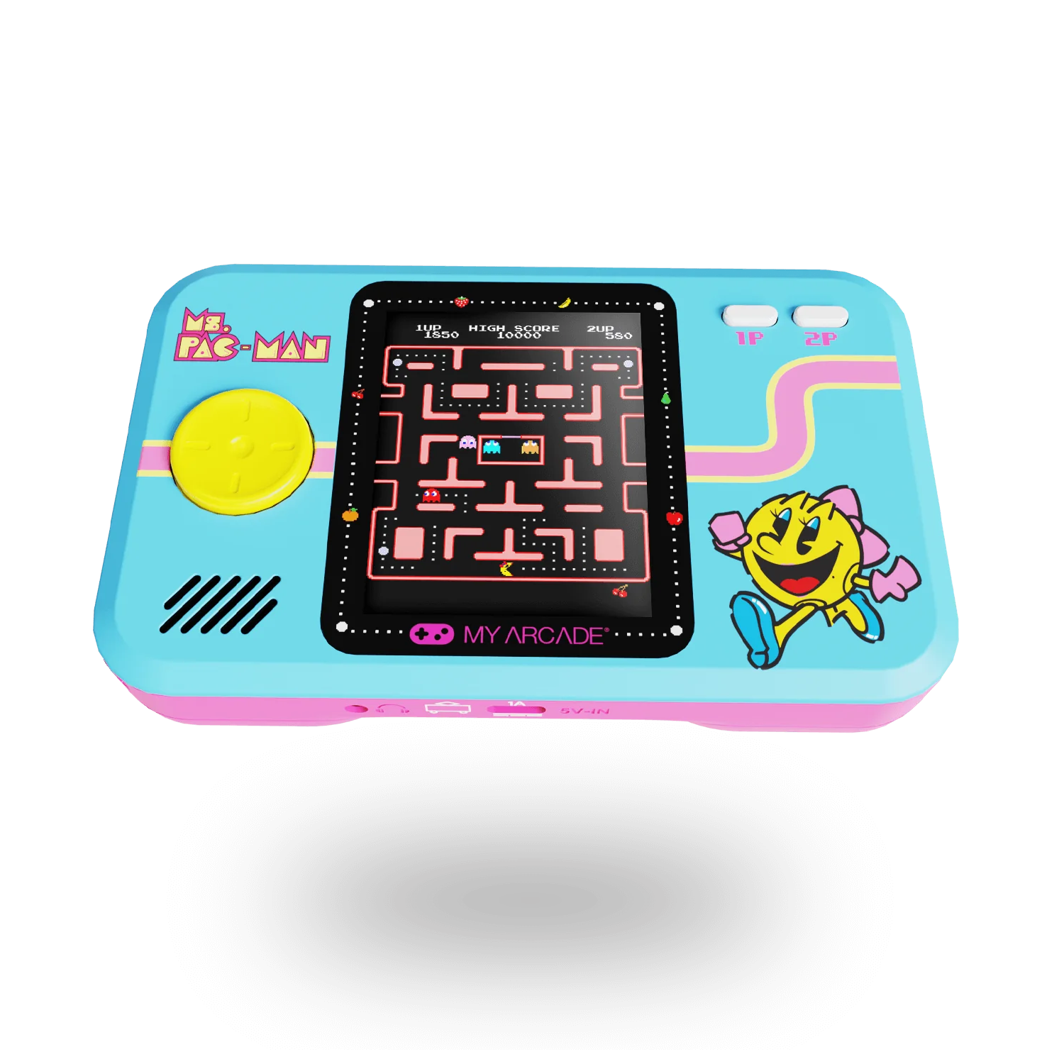 My Arcade | Pocket Player Pro Ms.Pac-Man Portable Gaming System - xploregifts