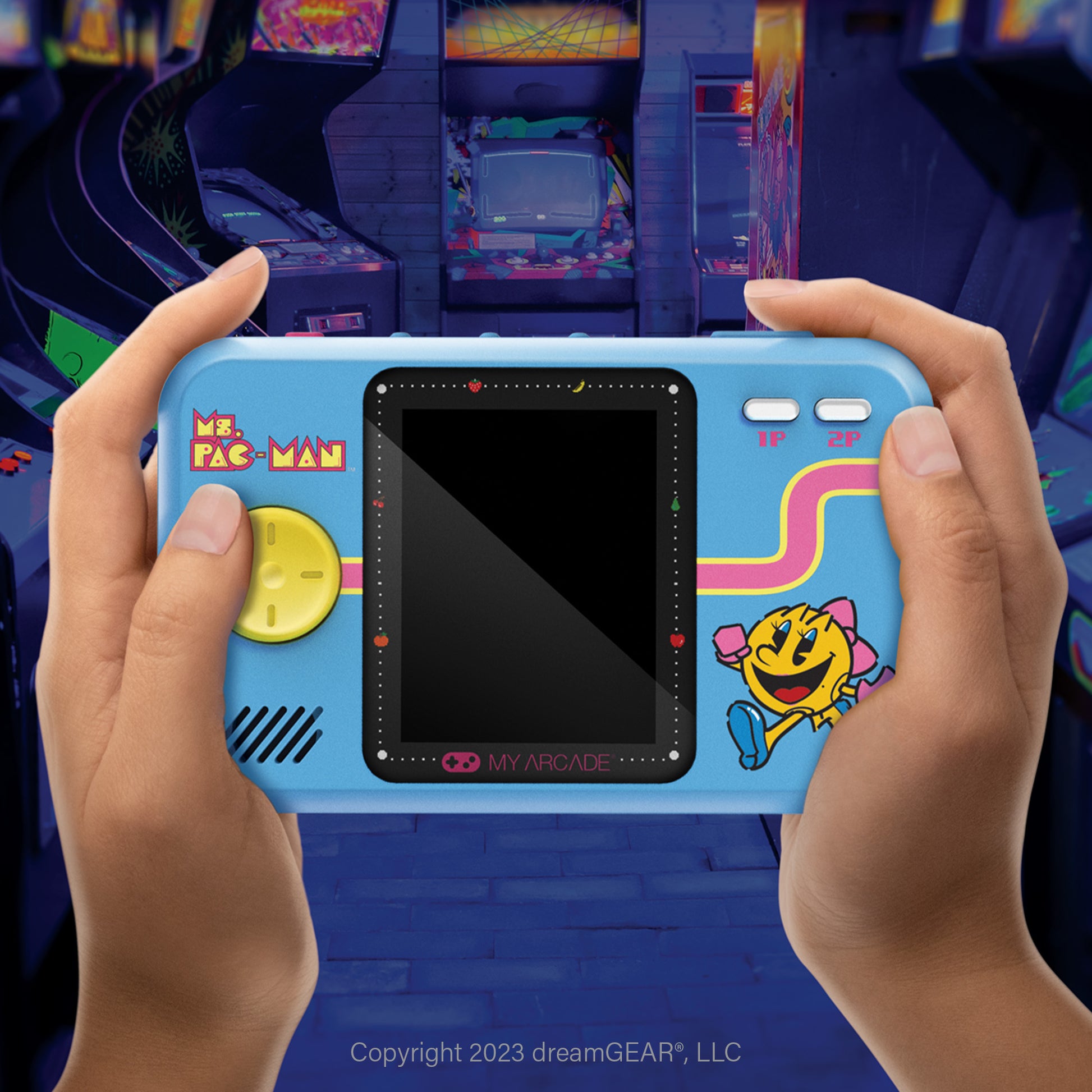 My Arcade | Pocket Player Pro Ms.Pac-Man Portable Gaming System - xploregifts