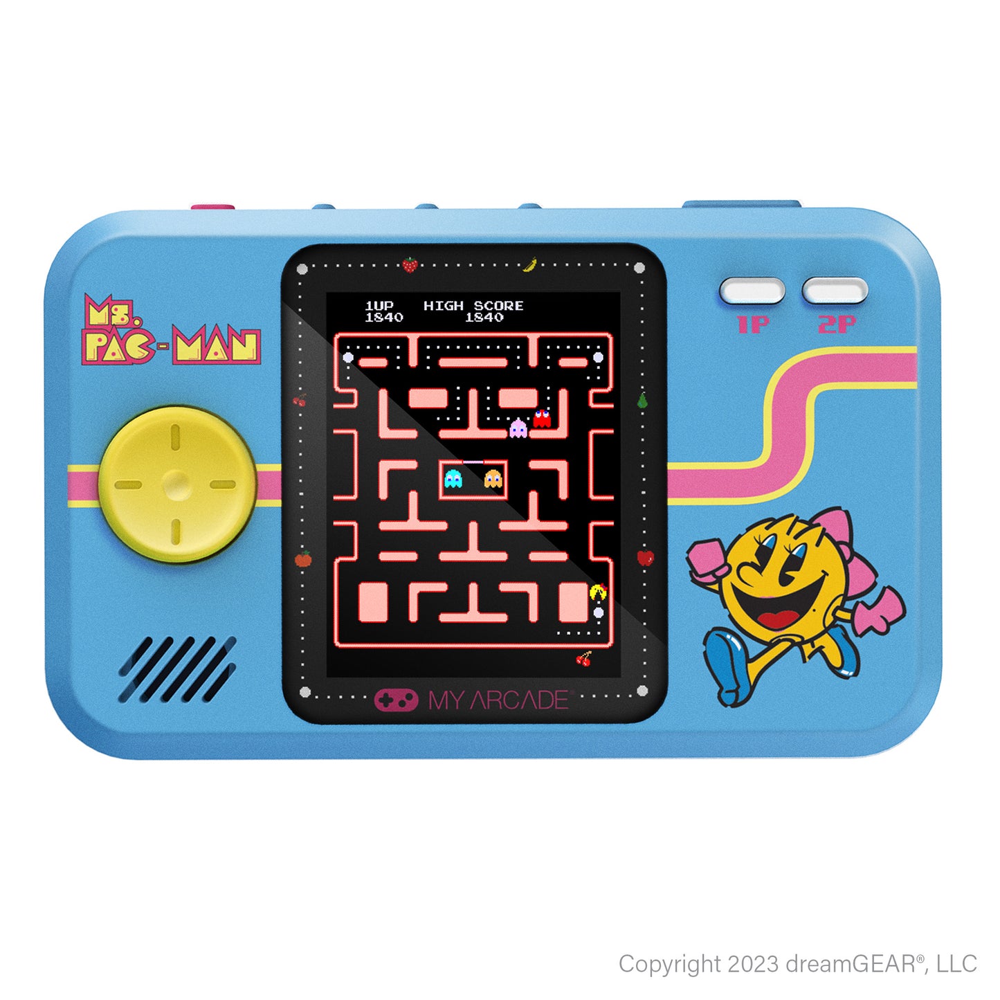 My Arcade | Pocket Player Pro Ms.Pac-Man Portable Gaming System - xploregifts