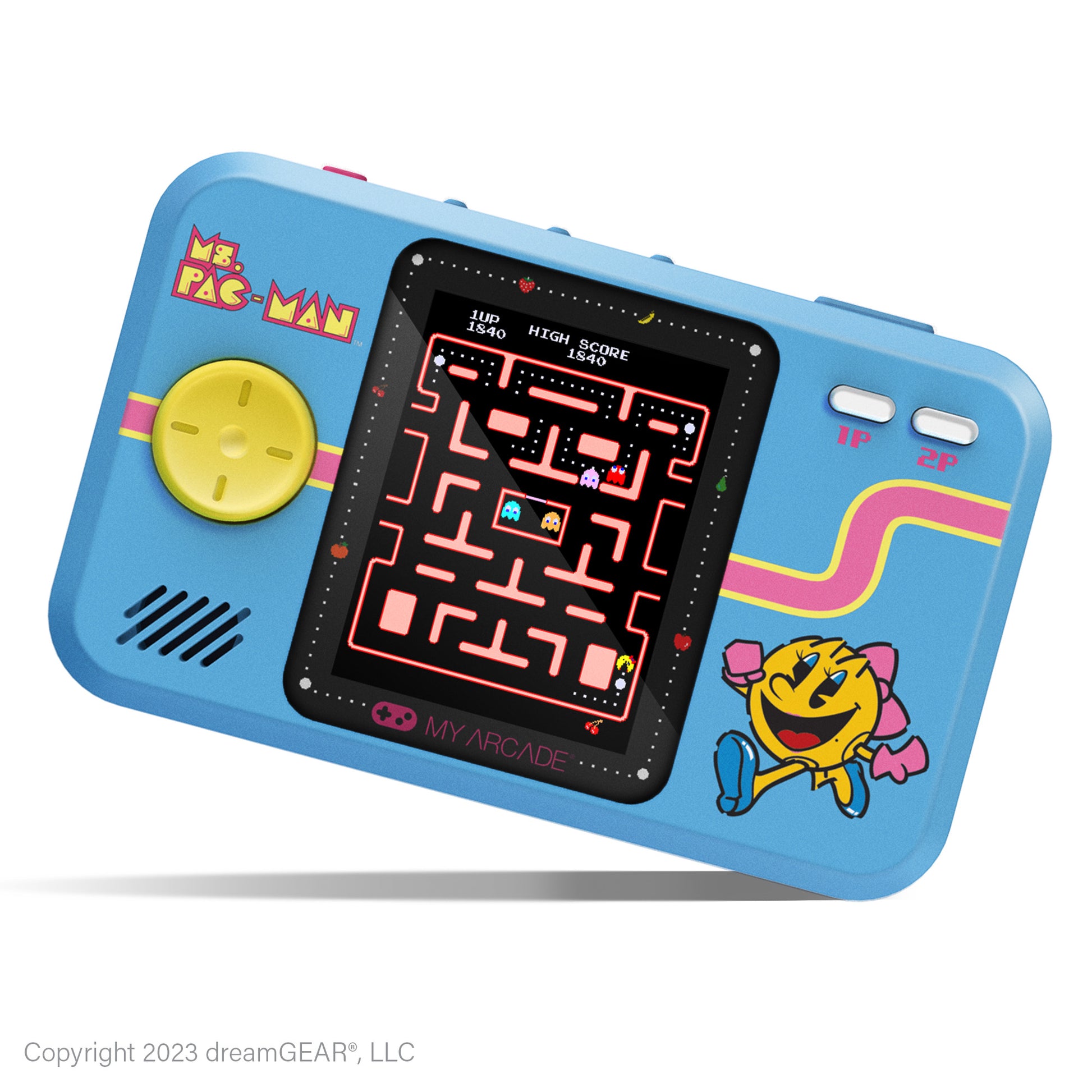 My Arcade | Pocket Player Pro Ms.Pac-Man Portable Gaming System - xploregifts