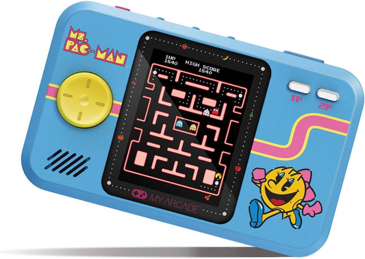 My Arcade | Pocket Player Pro Ms.Pac-Man Portable Gaming System - xploregifts