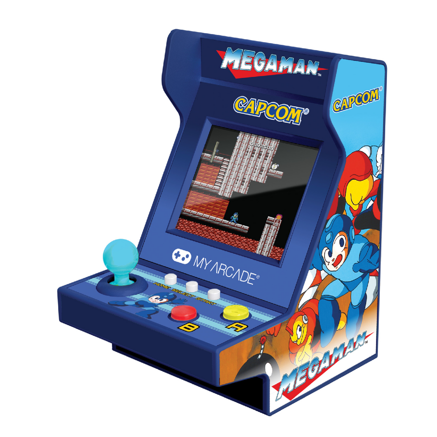 My Arcade | Pico Player 3.7" Mega Man Portable Retro Arcade (6 Games In 1) - xploregifts