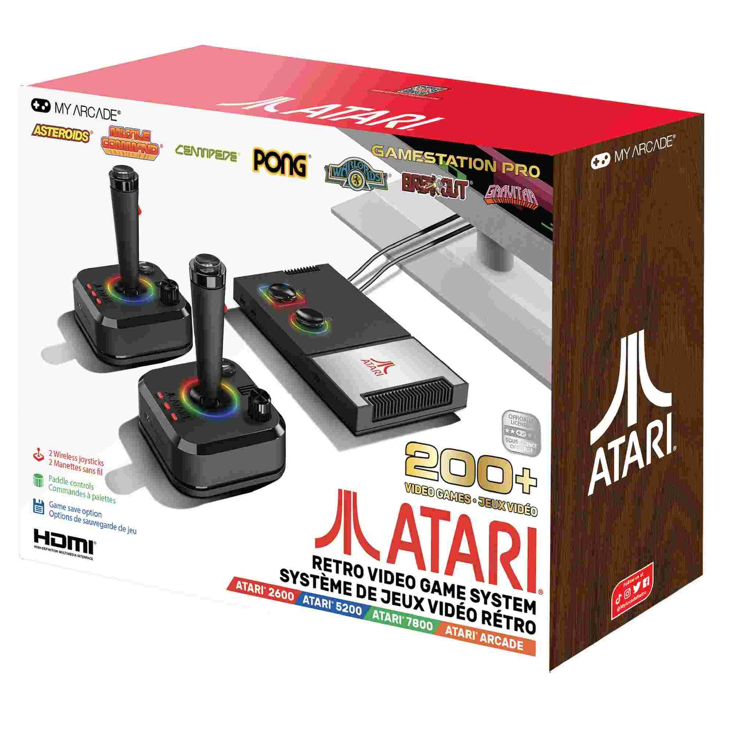 My Arcade | Gamestation Pro Atari Retro Video Game System (Over 200 Games in 1)