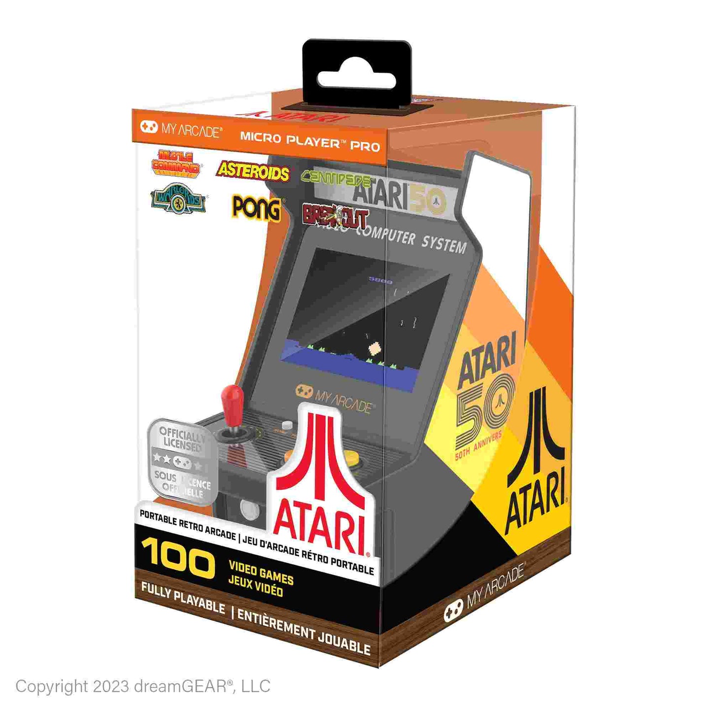 My Arcade | Atari Portable Retro Arcade Micro Player Pro 6.7" (100 Games in 1)