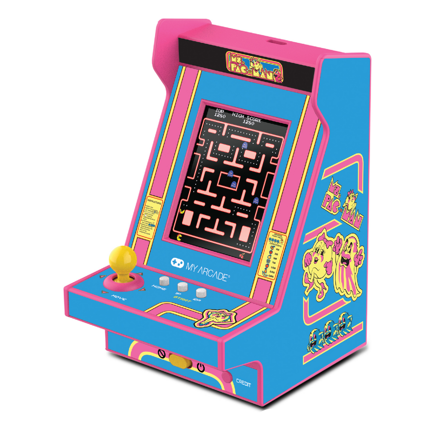 My Arcade | Nano Player Pro 4.8" Ms.Pac-Man Portable Retro Arcade - xploregifts