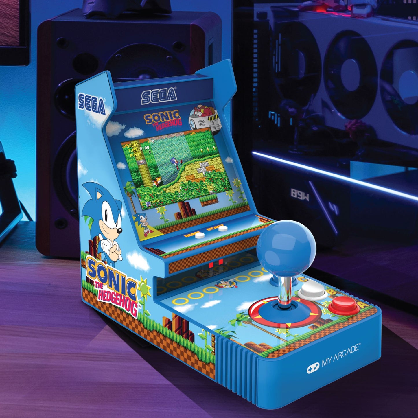 My Arcade | Sonic The Hedgehog Joystick Player Portable Retro Arcade (2 Games in 1)
