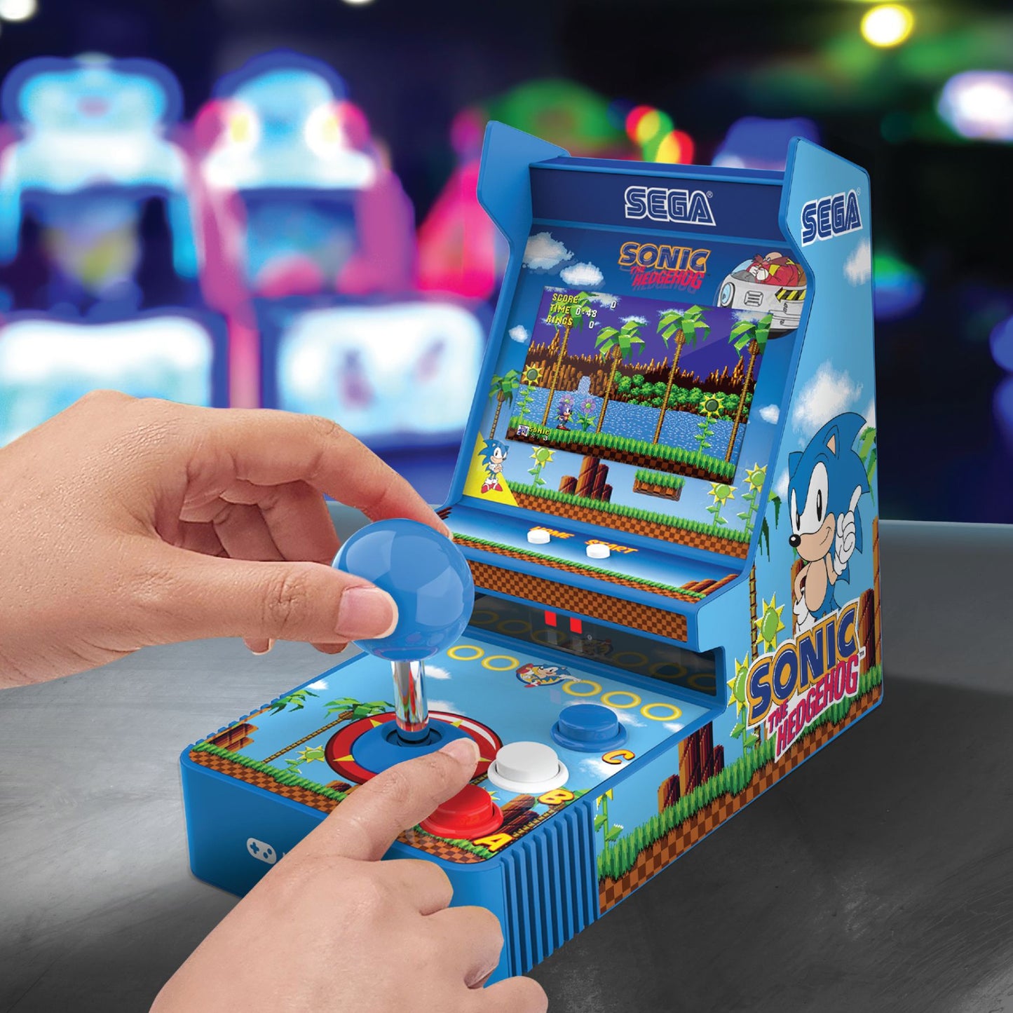 My Arcade | Sonic The Hedgehog Joystick Player Portable Retro Arcade (2 Games in 1)