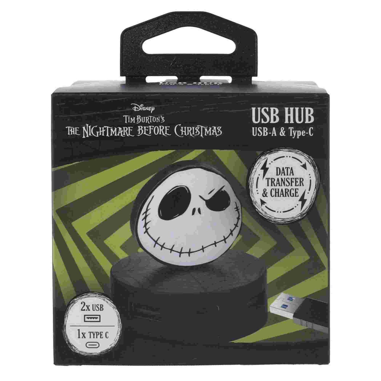 Quest | Nightmare Before Christmas USB charging Hub 2 USB-A & 1 USB-C Jack Web