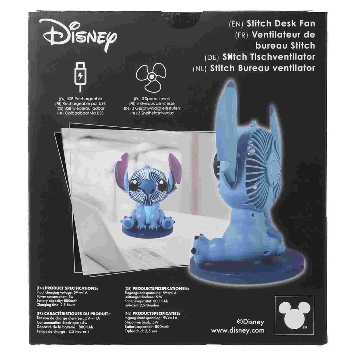 Quest | Stitch Molded Desk Fan
