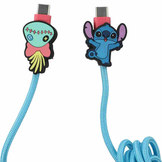 Quest | Stitch 6ft Type-C Braided Molded Charging Cable Scrump Yay