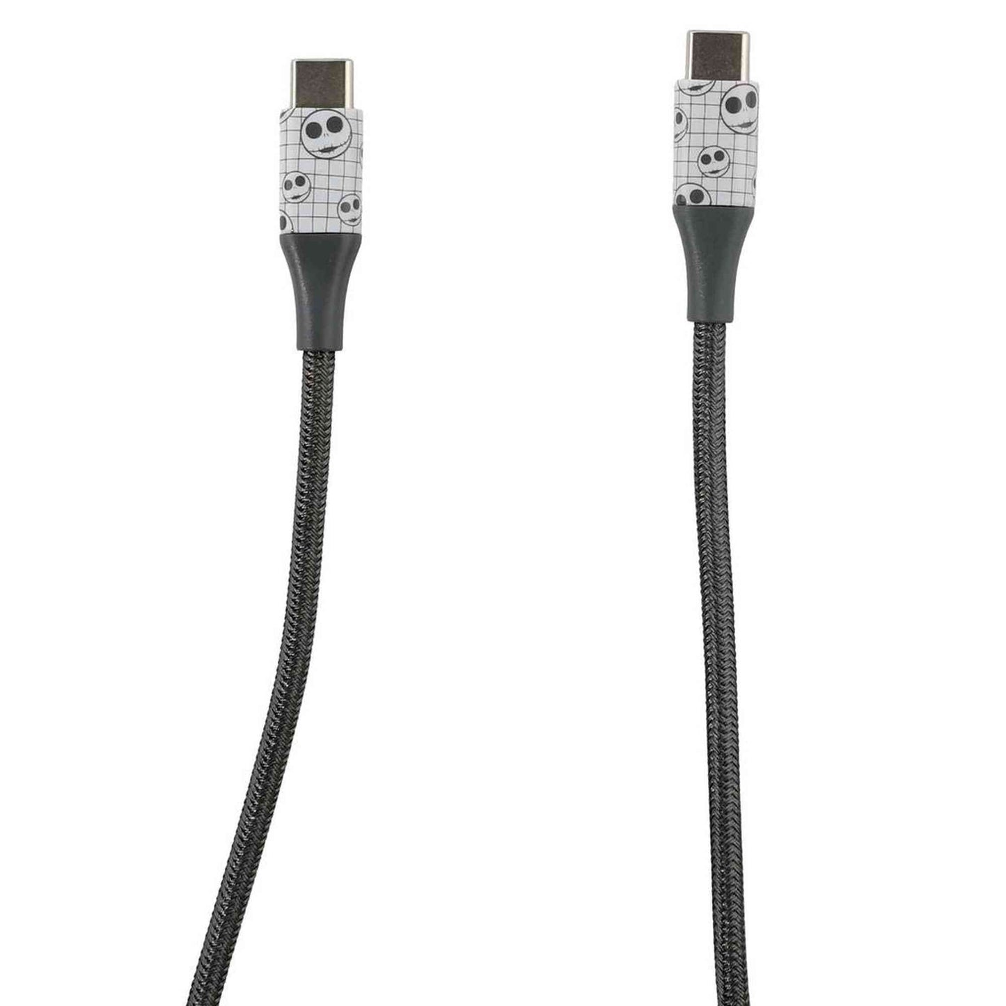Quest | Nightmare Before Christmas 6ft Type-C Braided Charging Cable Jack Grid