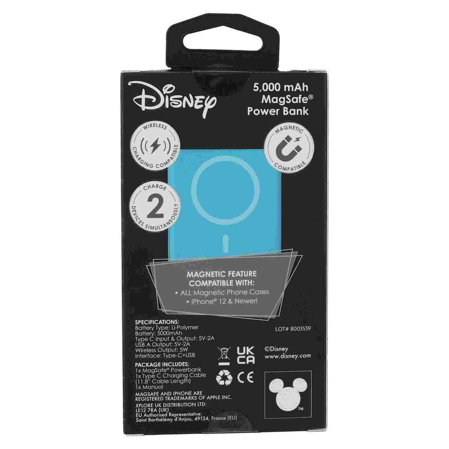 Quest | Stitch 5000Mah Magnetic Power Bank Kawaii