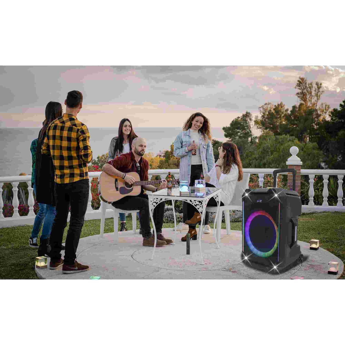 N-Gear | The Flash 1040 10 Inch Speaker Karaoke with Disco Light And Microphone