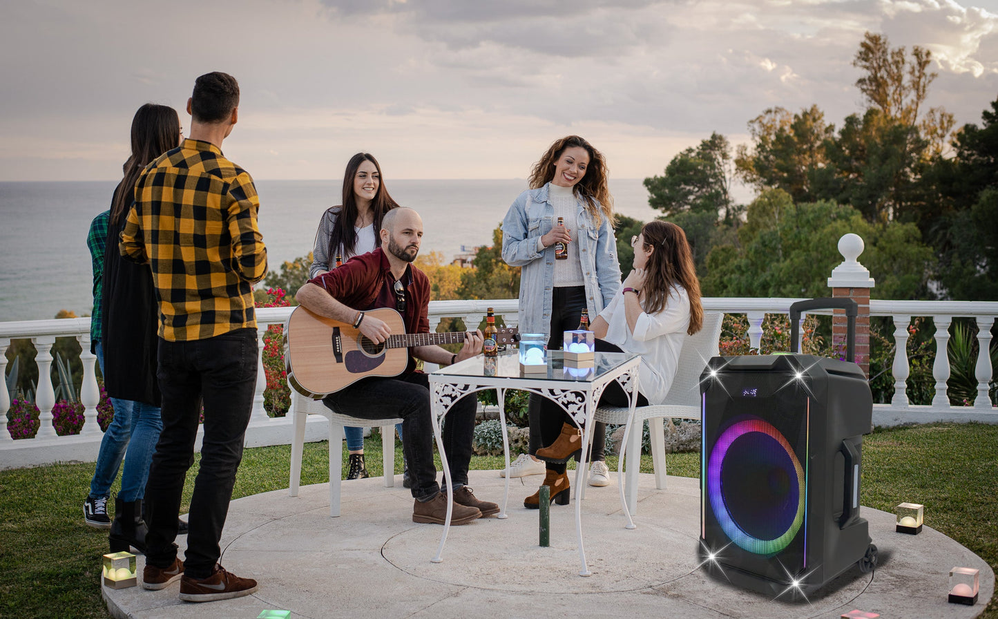 N-Gear | The Flash 1040 10 Inch Speaker Karaoke with Disco Light And Microphone