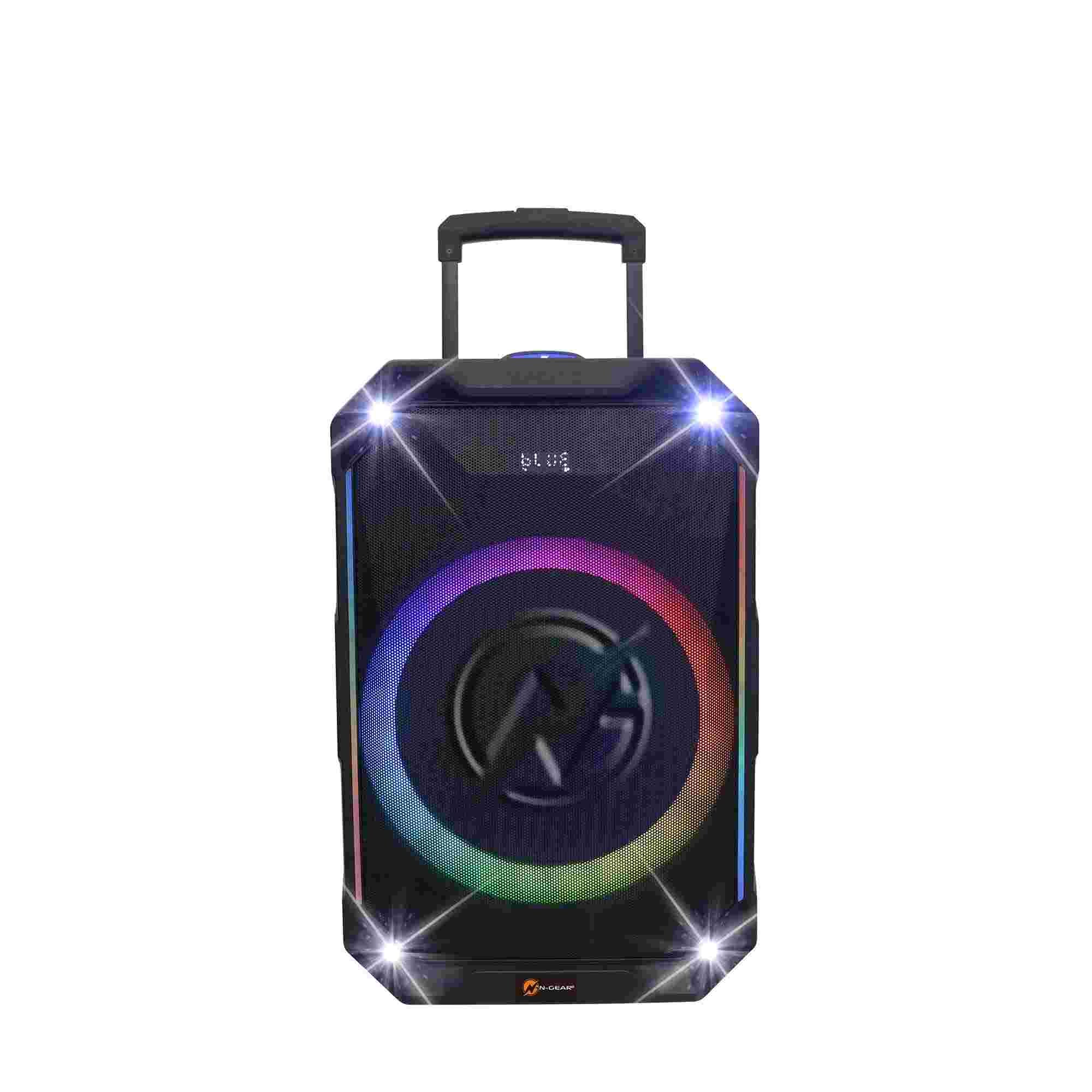 N-Gear | The Flash 1240 12 Inch Speaker Karaoke with Disco Light And Microphone