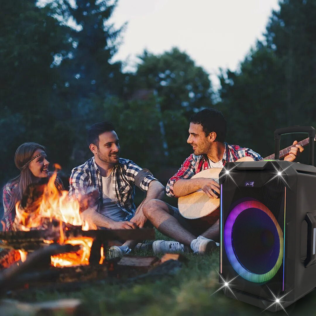 N-Gear | The Flash 1240 12 Inch Speaker Karaoke with Disco Light And Microphone