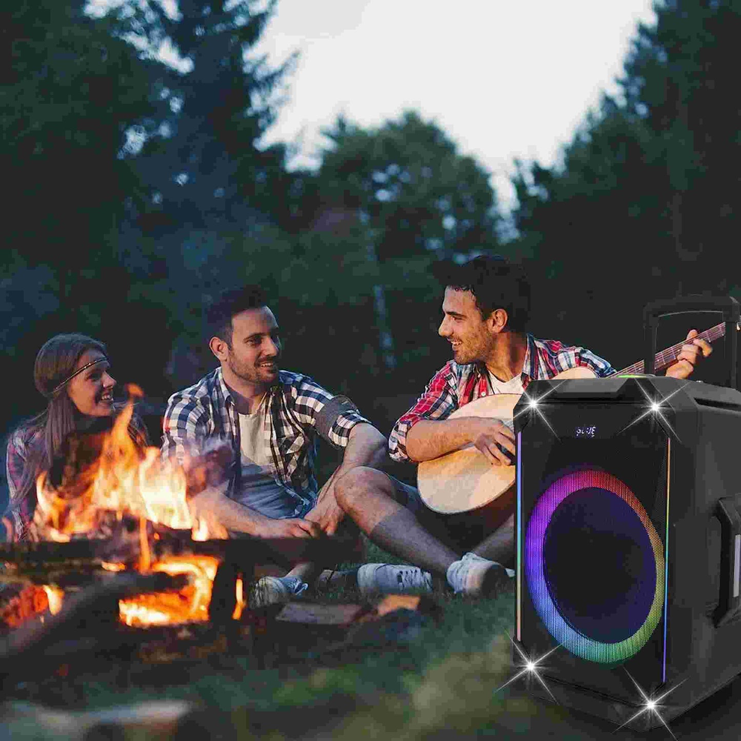 N-Gear | The Flash 1240 12 Inch Speaker Karaoke with Disco Light And Microphone