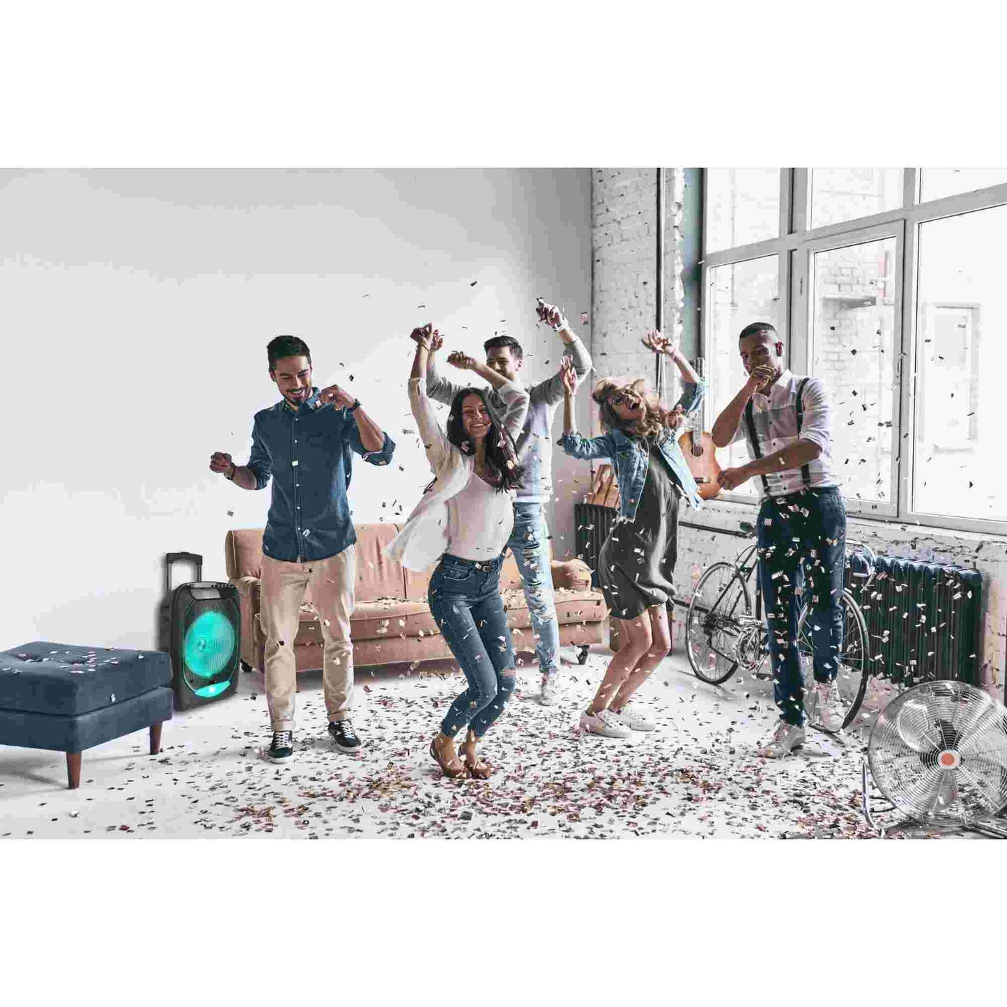 N-Gear | The Flash 1540 15 Inch Speaker Karaoke with Disco Light And Microphone