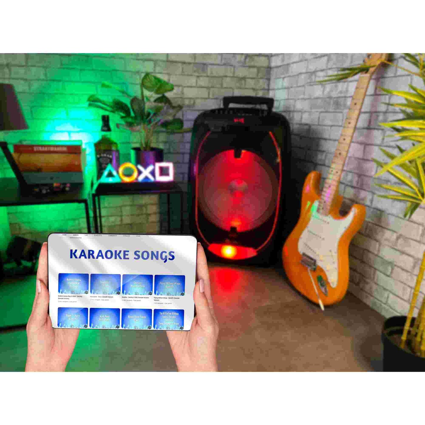 N-Gear | The Flash 1540 15 Inch Speaker Karaoke with Disco Light And Microphone